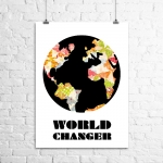 <h5>World Changer Art Print</h5><p>World Changer Art Print</p>