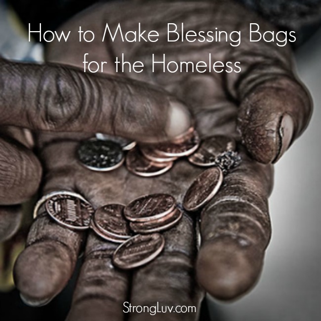 how to make blessing bags for the homeless