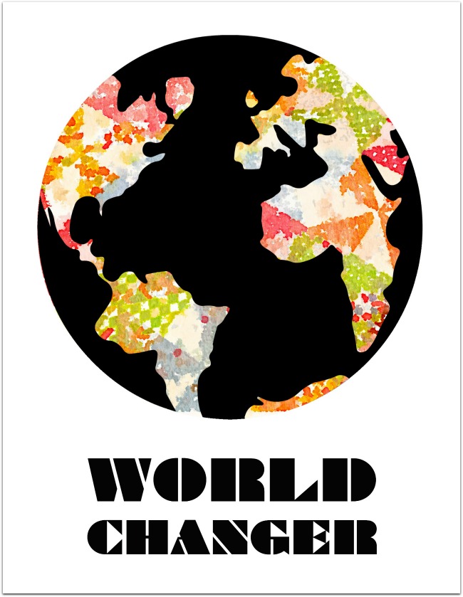 world changer print