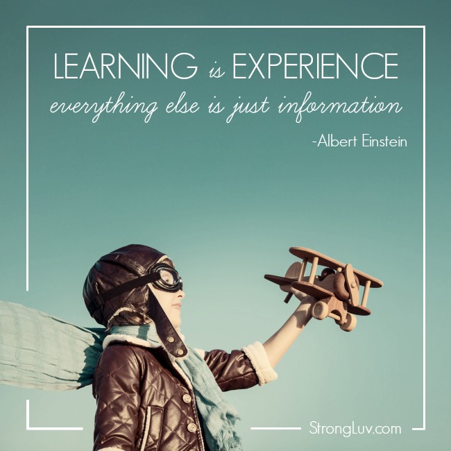learning is experience quote